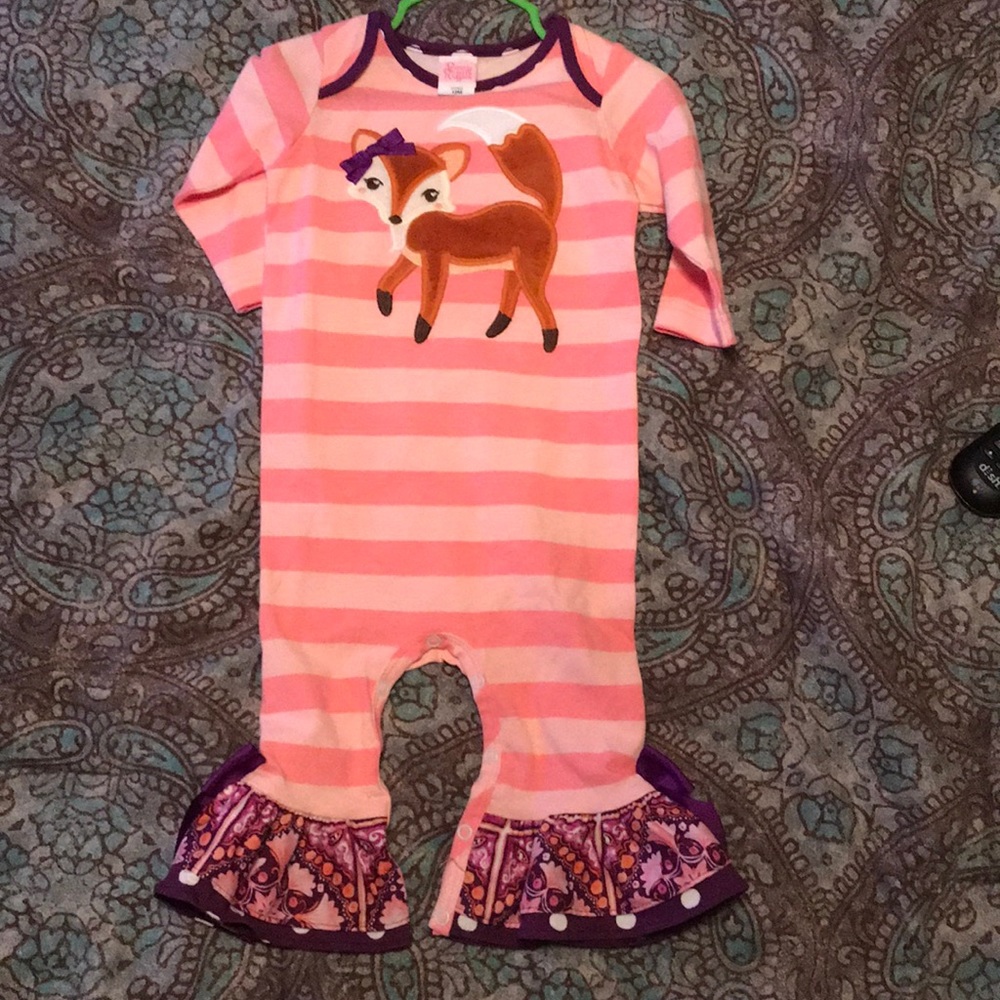 Ricrac & Ruffles Foxy Moxy romper